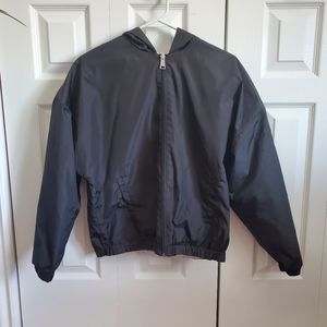 Karl Lagerfeld reversible black white jacket